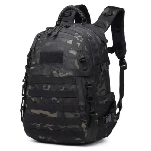 Sac à Dos Armée Molle Tactique Noir Militaire