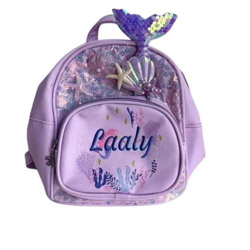 Sac Maternelle Personnalisable Sirène Fille