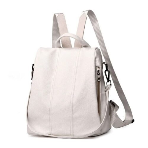 Sac à Dos Femme Élégant Multifonction Blanc