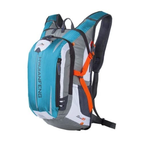 Sac à Dos Vélo Étanche Léger Réfléchissant 18l Bleu Ciel